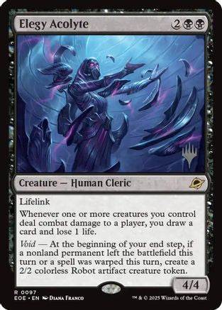 Elegy Acolyte (PPEOE-097) - Promo Pack: Edge of Eternities Foil