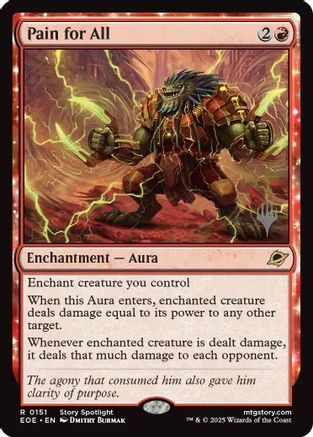 Pain for All (PPEOE-151) - Promo Pack: Edge of Eternities Foil