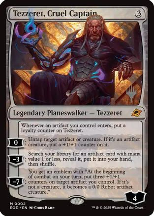 Tezzeret, Cruel Captain (PPEOE-002) - Promo Pack: Edge of Eternities