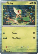 Snivy (Unova Poster Collection) 001/086  - Holofoil SV Black Bolt