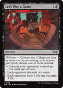 Let's Play a Game (DSK-105)  Foil - Duskmourn: House of Horror
