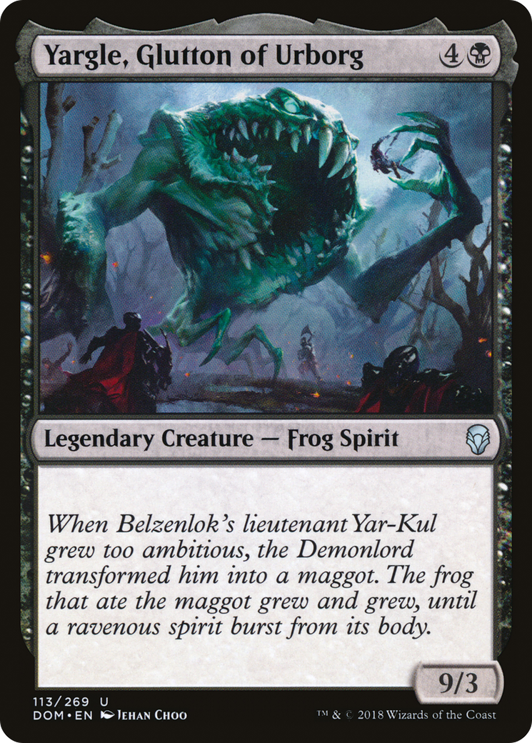 Yargle, Glutton of Urborg (DOM-113)  Foil - Dominaria