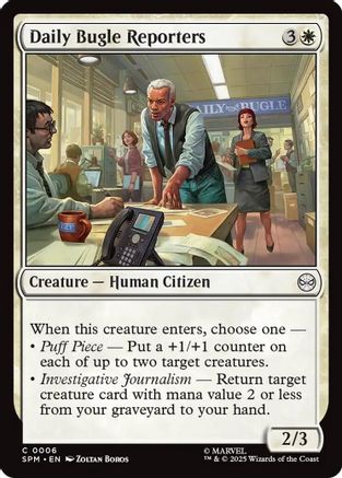 Daily Bugle Reporters (SPM-006)  - Marvel's Spider-Man
