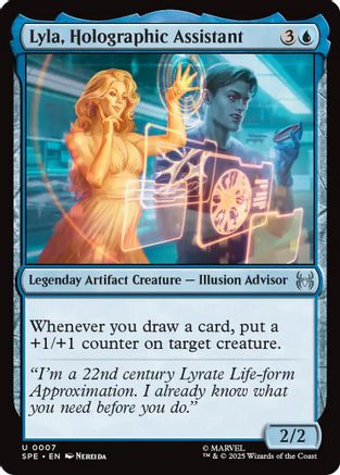 Lyla, Holographic Assistant (SPE, MAR-007) - Marvel's Spider-Man: Eternal-Legal Foil