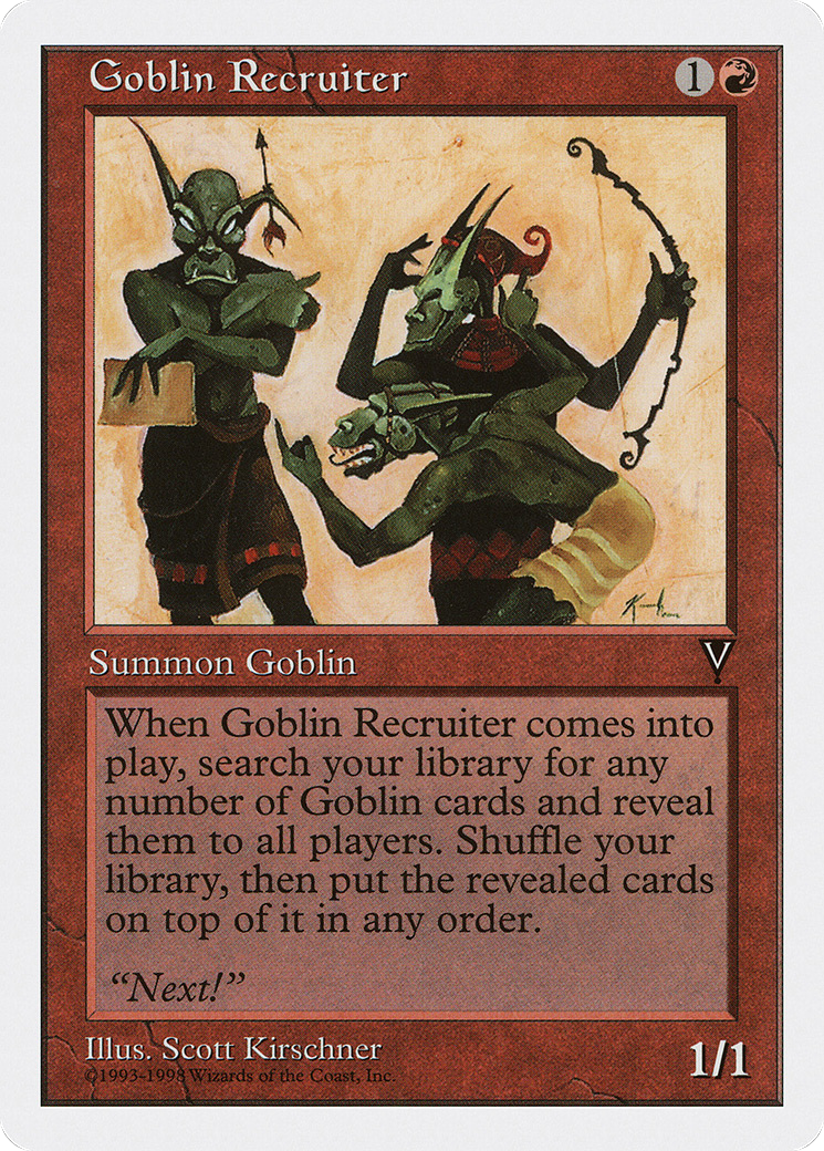 Goblin Recruiter (ATH-014)  - Anthologies