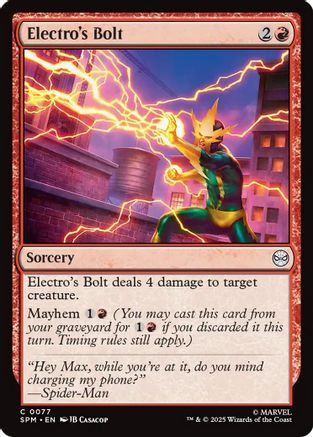 Electro's Bolt (SPM-077)  - Marvel's Spider-Man