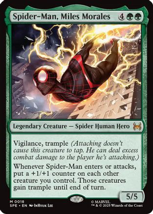Spider-Man, Miles Morales (SPE-018)  Foil - Marvel's Spider-Man: Eternal-Legal
