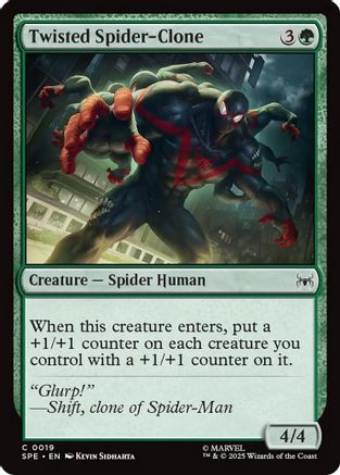 Twisted Spider-Clone (SPE-019)  Foil - Marvel's Spider-Man: Eternal-Legal