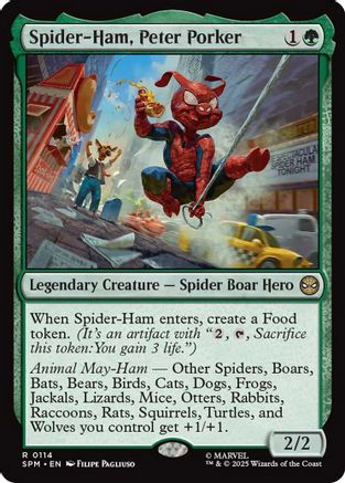 Spider-Ham, Peter Porker (SPM-114) - Marvel's Spider-Man Foil