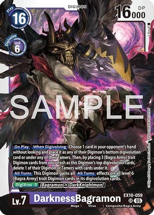 DarknessBagramon (EX10-059) - Sinister Order Foil