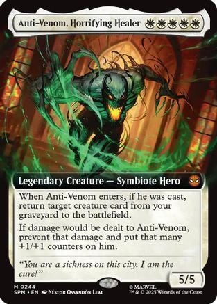 Anti-Venom, Horrifying Healer (Extended Art) (SPM-244)  - Marvel's Spider-Man