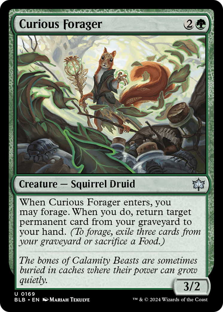 Curious Forager (BLB-169)  Foil - Bloomburrow