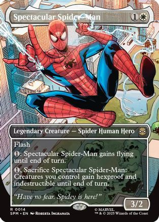 Spectacular Spider-Man (Borderless) (SPM-014)  Foil - Marvel's Spider-Man