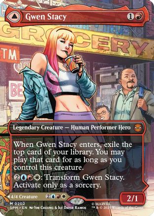 Gwen Stacy (0202) (Borderless) (SPM-202)  - Marvel's Spider-Man