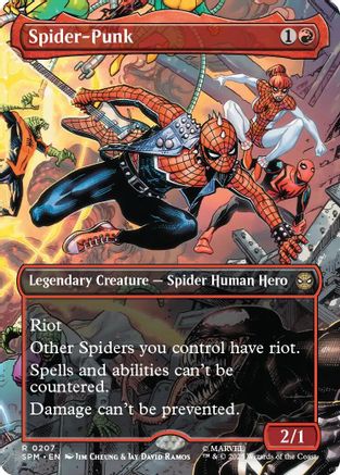 Spider-Punk (0207) (Borderless) (SPM-207)  Foil - Marvel's Spider-Man
