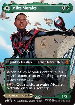Miles Morales (0234) (Borderless) (SPM-234)  Foil - Marvel's Spider-Man