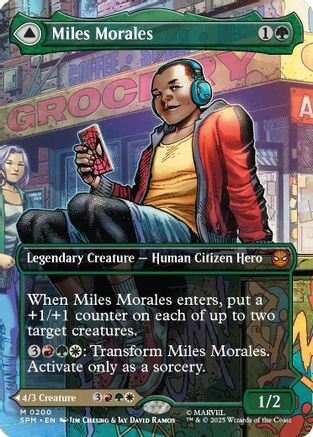 Miles Morales (0200) (Borderless) (SPM-200)  - Marvel's Spider-Man