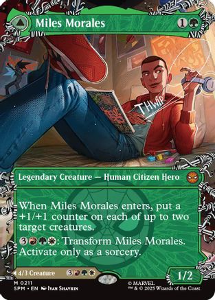 Miles Morales (0211) (Borderless) (SPM-211)  - Marvel's Spider-Man
