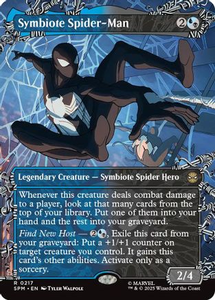 Symbiote Spider-Man (Borderless) (SPM-217) - Marvel's Spider-Man