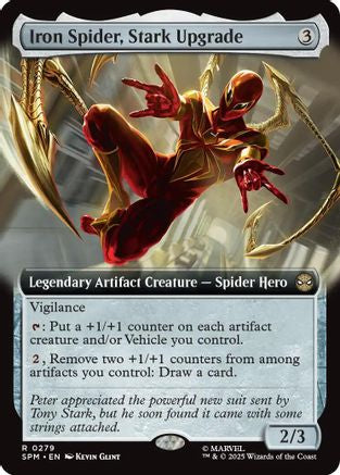 Iron Spider, Stark Upgrade (Extended Art) (SPM-279)  - Marvel's Spider-Man