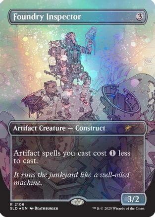 Foundry Inspector (Galaxy Foil) (SLD-2106)  Foil - Secret Lair Drop Series
