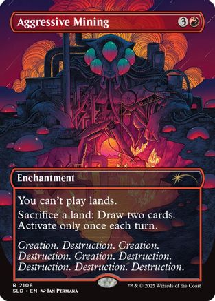 Aggressive Mining (SLD-2108)  - Secret Lair Drop Series