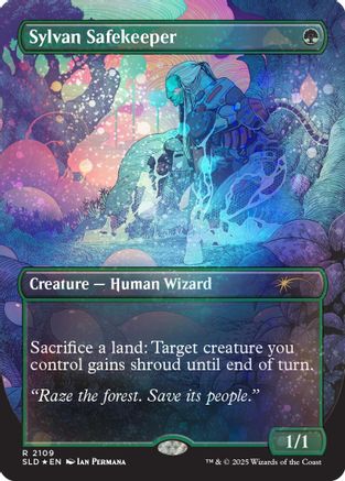 Sylvan Safekeeper (Galaxy Foil) (SLD-2109)  Foil - Secret Lair Drop Series