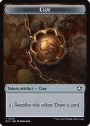 Clue // Beast (0005) Double-Sided Token (EOC-10 // 5) - Commander: Edge of Eternities Foil