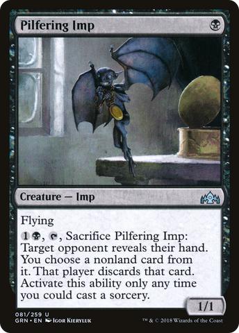 Pilfering Imp (GRN-081)  - Guilds of Ravnica