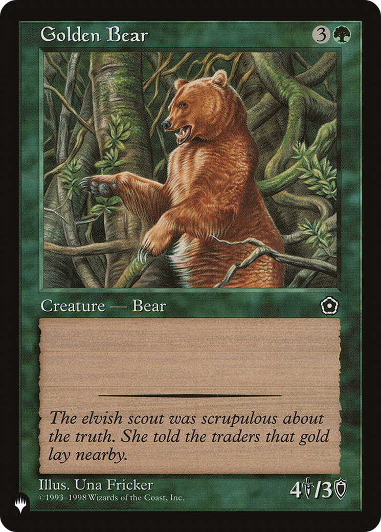 Golden Bear (LIST-P02-127)  - The List