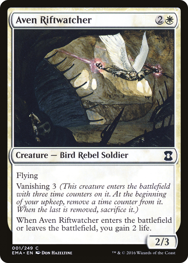Aven Riftwatcher (EMA-001)  Foil - Eternal Masters