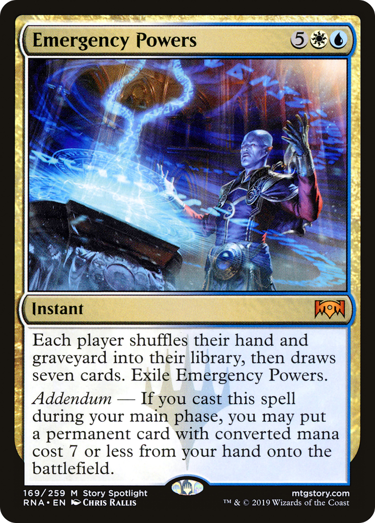 Emergency Powers (RNA-169)  Foil - Ravnica Allegiance