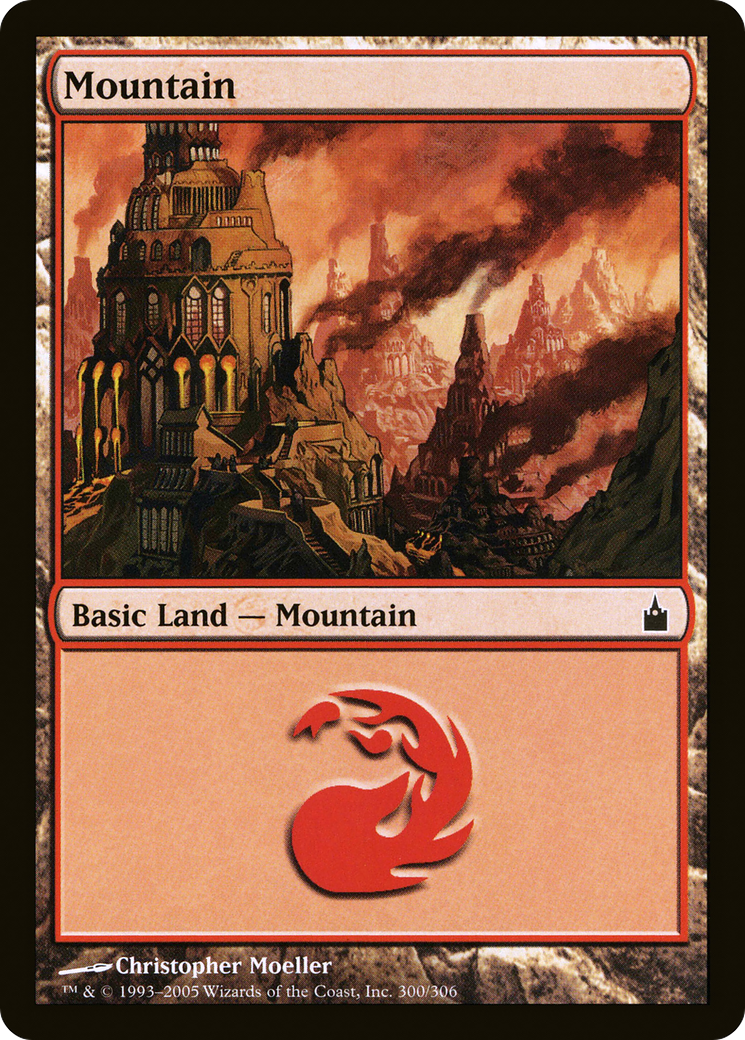 Mountain (300) (RAV-300)  - Ravnica: City of Guilds