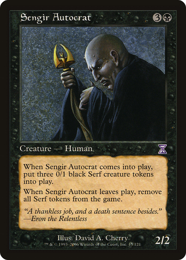 Sengir Autocrat (TSB-045)  - Time Spiral Timeshifted