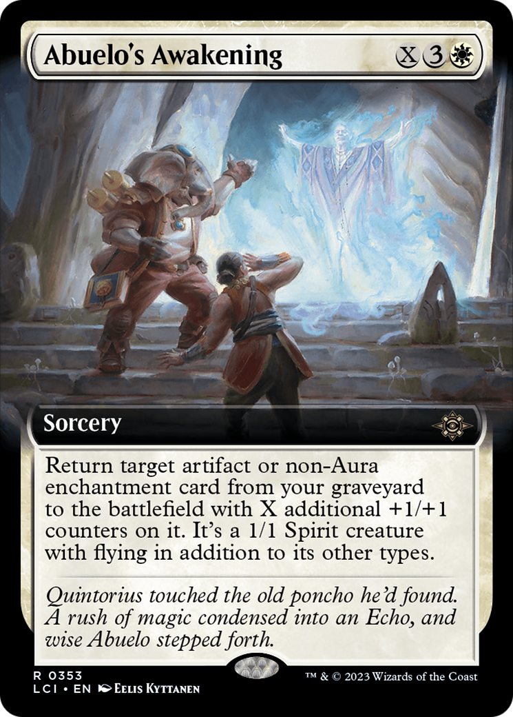 Abuelo's Awakening (Extended Art) (LCI-353)  - The Lost Caverns of Ixalan: (Extended Art)