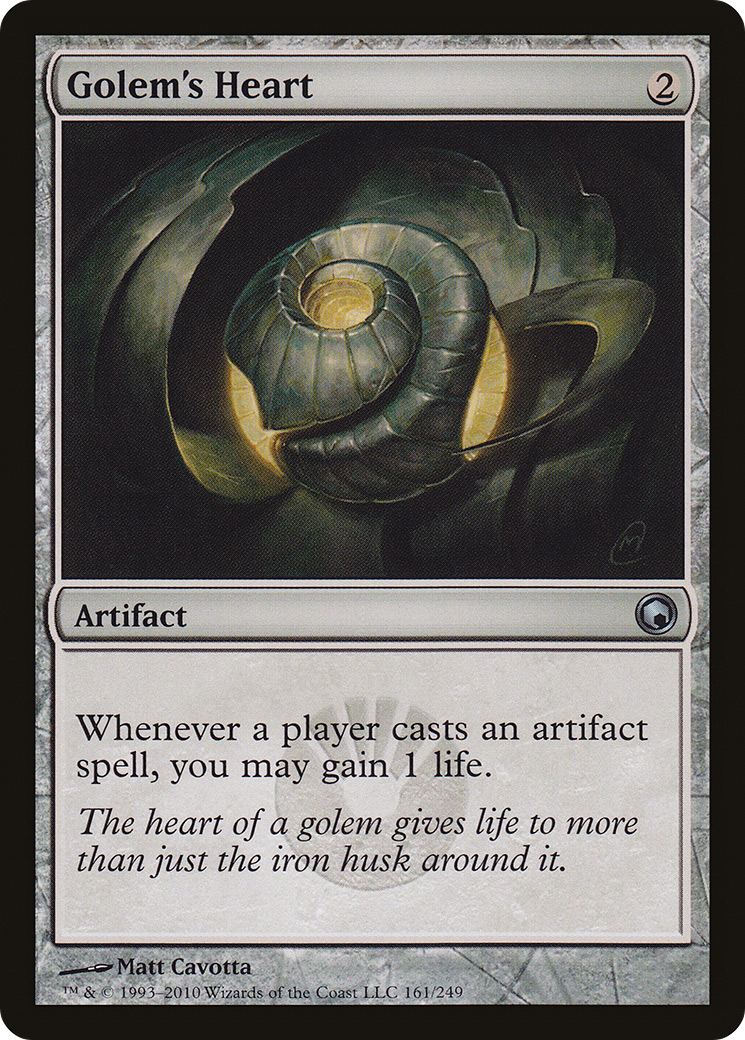 Golem's Heart (SOM-161)  Foil - Scars of Mirrodin