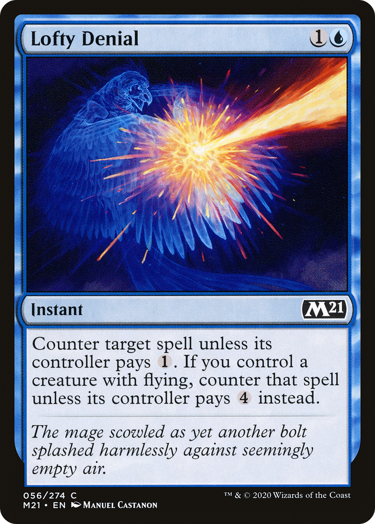Lofty Denial (M21-056)  Foil - Core Set 2021