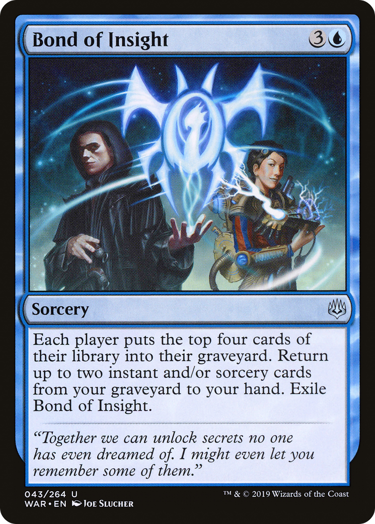 Bond of Insight (WAR-043)  Foil - War of the Spark