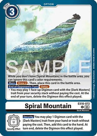Spiral Mountain [EX10-072] [Sinister Order]