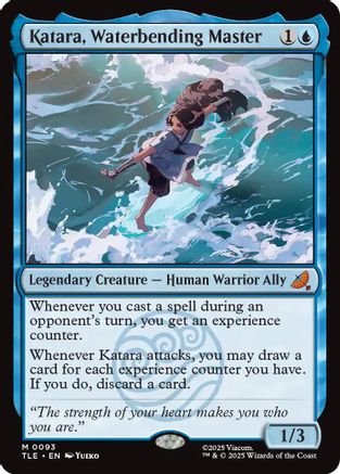 Katara, Waterbending Master (TLE-093)  Foil - Avatar: The Last Airbender: Eternal-Legal