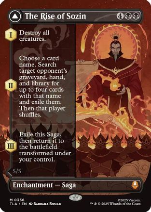 The Rise of Sozin (Borderless) (TLA-356)  - Avatar: The Last Airbender