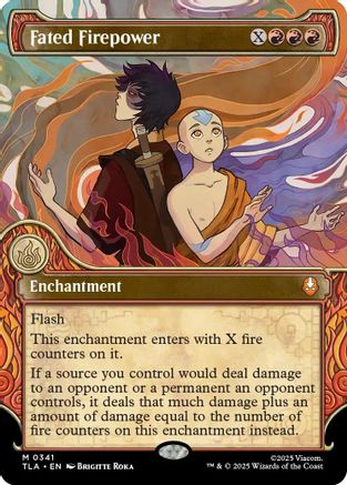 Fated Firepower (Showcase) (TLA-341)  - Avatar: The Last Airbender
