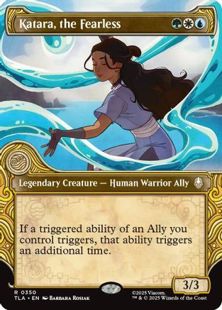 Katara, the Fearless (Showcase) (TLA-350) - Avatar: The Last Airbender Foil
