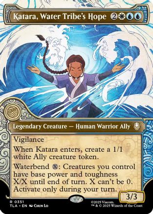 Katara, Water Tribe's Hope (Showcase) (TLA-351)  Foil - Avatar: The Last Airbender