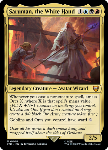 Saruman, the White Hand (LTC-008) - Tales of Middle-earth Commander