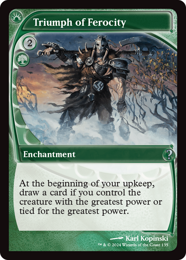 Triumph of Ferocity (Future Sight) (MB2-135)  - Mystery Booster 2