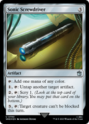 Sonic Screwdriver (0790) (Surge Foil) (WHO-790)  Foil - Doctor Who