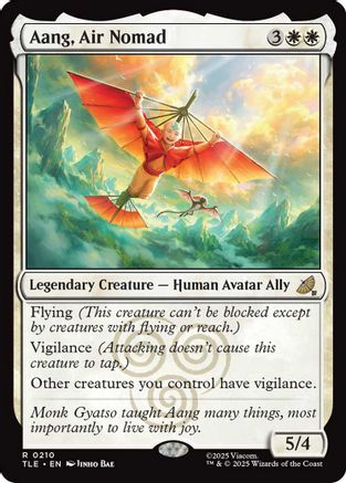 Aang, Air Nomad (0210) (TLE-210)  Foil - Avatar: The Last Airbender: Eternal-Legal