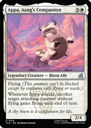 Appa, Aang's Companion (0214) (TLE-214)  Foil - Avatar: The Last Airbender: Eternal-Legal