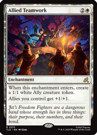 Allied Teamwork (TLE-213)  Foil - Avatar: The Last Airbender: Eternal-Legal